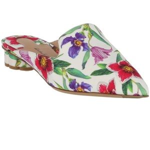 Salvatore Ferragamo Maida Floral Grosgrain Mules